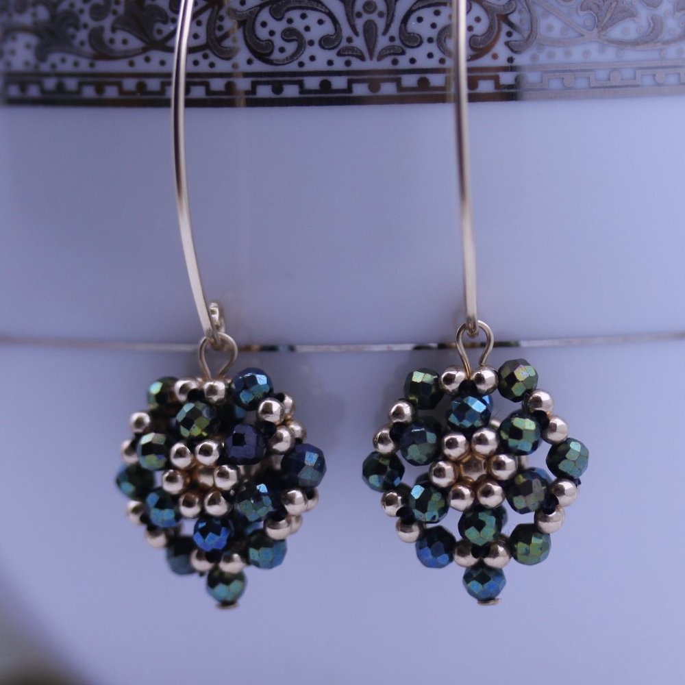 Dangle Spinel Earrings and 14kt Gold Filled